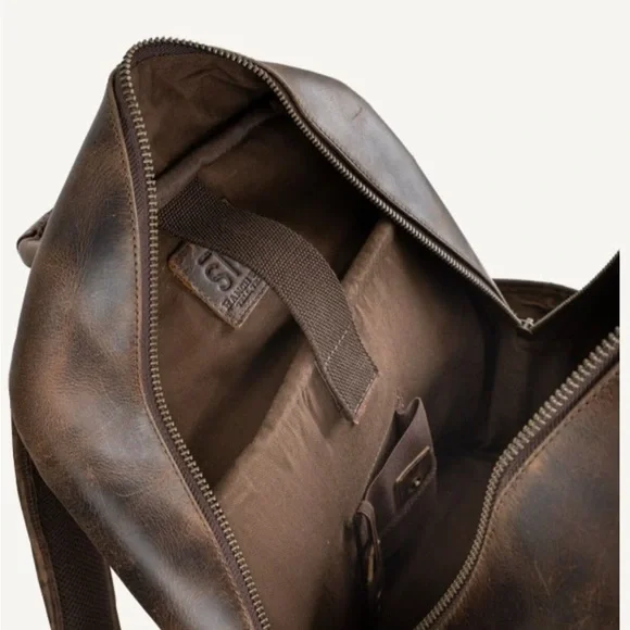 STS Ranchwear Patchwork Backpack - Brown and Blue - Picture 5 of 5